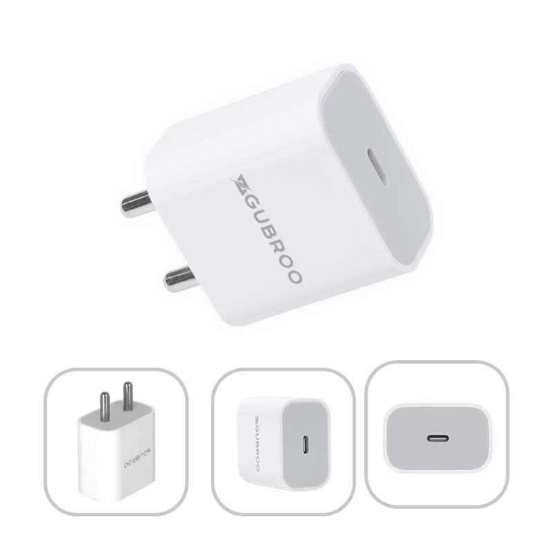 25W ULTRA FAST PD 2.0 Charger Specially Designed to support iPhone, iPad, iPod & Compatible with All the Devices