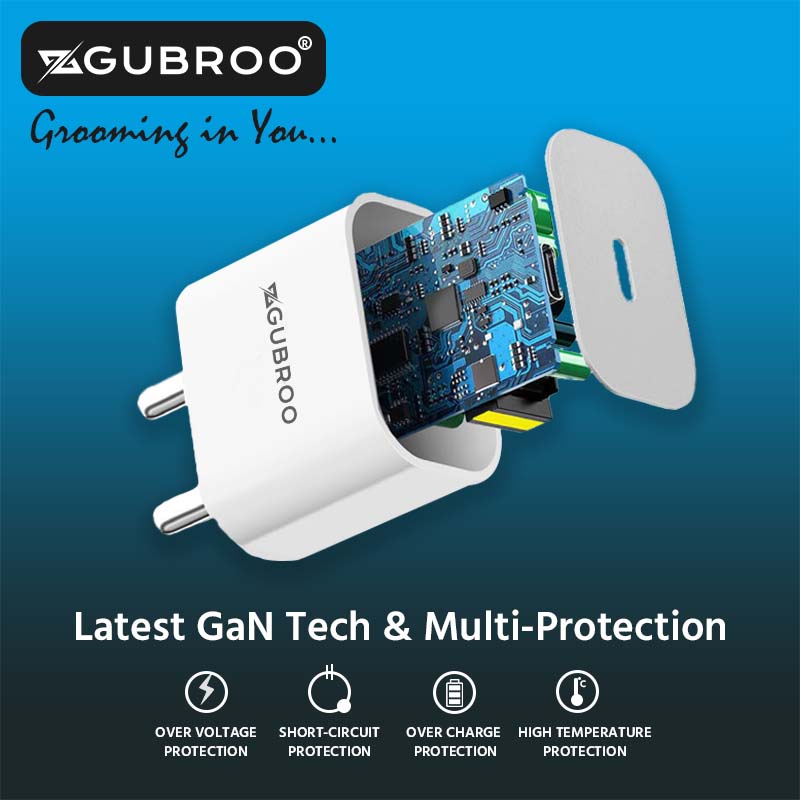 25W ULTRA FAST PD 2.0 Charger Specially Designed to support iPhone, iPad, iPod & Compatible with All the Devices